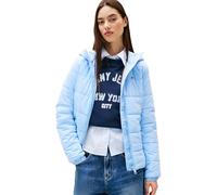 Tommy Jeans Damen Tjw Slim Lw Hooded Padded Jacket Dw0dw20959 Pufferjacke, Blue (Light Powdery Blue), XS EU