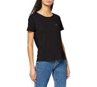 Tommy Jeans Damen Tjw Soft Jersey Tee Hemd Not Applicable, Black, S