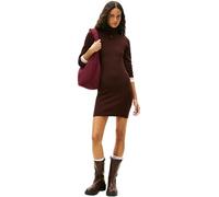 Tommy Jeans Damen Tjw Turtleneck Sweater Dress Dw0dw21958 Pulloverkleid, Brown (Rich Brown), XS EU