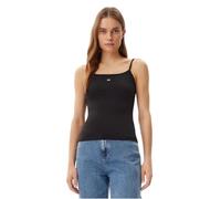 Tommy Jeans Damen Top Essential Strap mit Spaghettiträgern, Schwarz (Black), XL