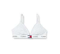 Tommy Jeans Damen Triangel BH Padded Stretch, Grau (Ice Grey Heather), XL