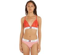 Tommy Jeans Damen Triangel BH Unlined Stretch, Rot (Hot Heat), XXL