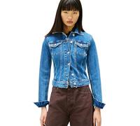 Tommy Jeans Damen Truckerjacke Vivianne Skn Denim Blau Größe M