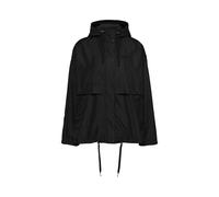 Tommy Jeans Damen Windjacke mit Kapuze Oversized Fit, schwarz, Gr. M