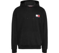 Tommy Hilfiger Kapuzenpullover TJM REG ESSENTIAL FLAG HOOD EXT Schwarz Herren M