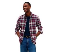 Tommy Jeans (PVH Group) - TJM REG FLANNEL CHECK SHIRT EXT Calypso Berry Check - Gr. - L