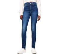 Tommy Jeans Damen Jeans Hose Sylvia Skinny Fit, Blau (Denim Dark), 27W/32L