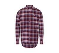Tommy Jeans Freizeithemd Herren Regular Fit Baumwolle bordeaux, M