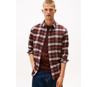 Tommy Jeans Freizeithemd Herren Regular Fit Baumwolle braun, XL