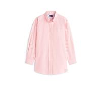 Tommy Jeans Damen Bluse aus Baumwollmischung, rose, Gr. XL