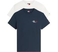 Tommy Jeans Herren 2 Pack Signature T-shirtdm0dm23623 T-Shirts (2er Pack)