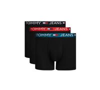 Tommy Jeans Herren 3er Pack Boxershorts Trunks Baumwolle mit Stretch, Schwarz (Ht Heat/Tmlss Teal/Blck), M