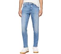 Slim-fit-Jeans TOMMY JEANS "AUSTIN SLIM TPRD" Gr. 38, Länge 32, blau (denim medium) Herren Jeans (10520654-38) denim medium