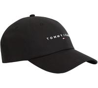 Baseball Cap TOMMY JEANS "TJM LINEAR LOGO", Damen, schwarz, Web, Baumwolle, unifarben, Caps, Regular fit mit festem Schirm (11422564-0) schwarz