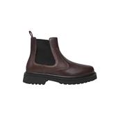 Tommy Jeans Herren Chelsea Boot aus Leder, Braun (Velvet Brown), 40