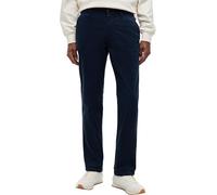 Chinohose TOMMY JEANS "SCANTON", Herren, Gr. 36, Länge 34, blau (schwarz night navy), Twill, Obermaterial: 96% Baumwolle, 4% Elasthan, unifarben, slim fit lang, Hosen Chinohose, slim fit, Twill (93986