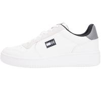 Tommy Hilfiger weiße Polyurethan Herren Sneaker EU45/US12 Weiß
