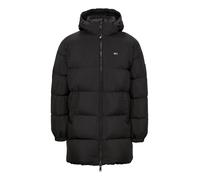 Tommy Jeans Herren Pufferjacke Essential Down Parka mit Kapuze, Schwarz (Black), S