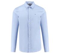 Tommy Jeans Herren Freizeithemd ORIGINAL STRETCH SHIRT Slim Fit Langarm, bleu, Gr. L