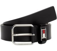 Tommy Jeans Herren Gürtel Scanton 3,5 cm aus Leder, Schwarz (Black), 100 cm