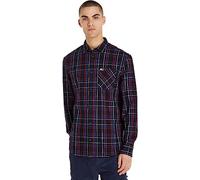 Tommy Jeans Herren Hemd Check Pocket Shirt Freizeithemd