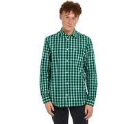 Tommy Jeans Herren Hemd Check Shirt Langarm, Grün (Green Malachite Check), S