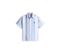 Tommy Jeans Herren Hemd RELAXED STRIPE, bleu, Gr. L