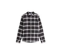 Tommy Jeans Herren Hemd TJM REG FLANNEL CHECK SHIRT Regular Fit, schwarz, Gr. M