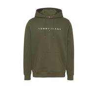 Tommy Jeans Herren Hoodie Linear Logo mit Kapuze, Grün (Fatigue Green), XS