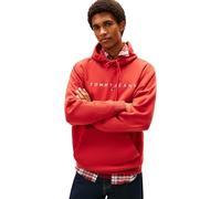 Tommy Jeans "TJM REG LINEAR LOGO HOODIE EXT", mit Logo-Stickerei (23722007-L) terracotta rot