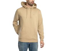 Tommy Jeans Herren Hoodie Regular Fit Flag Fleece mit Kapuze, Beige (Relic Tan), S