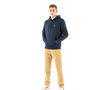 Tommy Jeans Reg Flag Fleece Crew Sweatshirt dunkelblau - M