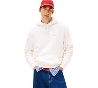 Tommy Jeans Regular Fit Hoodie aus Baumwoll-Mix in Offwhite, Größe S