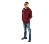 Tommy Jeans Herren Hoodie Regular Fit Flag Fleece mit Kapuze, Rot (Red Wine), S