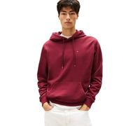 Tommy Jeans Herren Hoodie Regular Fit Flag Fleece mit Kapuze, Rot (Red Wine), XXL
