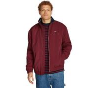 Tommy Jeans Herren Jacke Essential Padded Jacket mit Reißverschluss, Rot (Deep Rouge), S