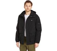Tommy Jeans Herren Jacke Tech Übergangsjacke, Schwarz (Black), S