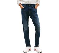 Tommy Jeans "Austin Slim Tapered" zum Knöchel hin schmaler werdende Jeans mit mittlerer Leibhöhe (18878466-32) schwarz denim