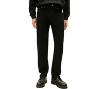 Slim-fit-Jeans TOMMY JEANS "Ryan", Herren, Gr. 34, Länge 34, schwarz denim, Denim/Jeans, Obermaterial: 99% Baumwolle, 1% Elasthan, straight fit, Jeans Slim-fit-Jeans, Slim Straight (56139803-34) schwa