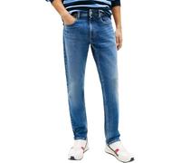 Slim-fit-Jeans TOMMY JEANS "SCANTON SLIM FIT", Herren, Gr. 36, Länge 30, denim medium, Denim/Jeans, Obermaterial: 95% Baumwolle, 3% Elastomultiester, 2% sonstige Fasern, unifarben, slim fit lang, Jean