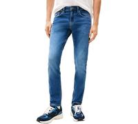 Slim-fit-Jeans TOMMY JEANS "Scanton Slim", Herren, Gr. 33, Länge 30, blau (denim medium 1a5), Denim/Jeans, Obermaterial: 99% Baumwolle, 1% Elasthan, slim fit lang, Jeans Slim-fit-Jeans, mit mittlerer