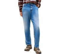 5-Pocket-Jeans TOMMY JEANS "Sonny Regular Tapered", Herren, Gr. 31, Länge 32, blau (denim medium), Denim/Jeans, Obermaterial: 99% Baumwolle, 1% Elasthan, regular fit, Jeans 5-Pocket-Jeans, mit dezente