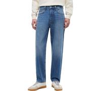 Straight-Jeans TOMMY JEANS "SONNY REGULAR", Herren, Gr. 33, Länge 34, denim medium, Denim/Jeans, Obermaterial: 99% Baumwolle, 1% Elasthan, unifarben, regular fit lang, Jeans Straight-Jeans, Regular fi