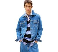 Jeansjacke TOMMY JEANS "RYAN TRUCKER", Herren, Gr. S, denim medium, Denim/Jeans, Obermaterial: 99% Baumwolle, 1% Elasthan, regular fit normal, Manschette, Jacken Jeansjacke, regular fit (79783549-S) d