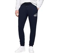 Tommy Jeans Herren Jogginghose Slim Fit Entry Sweatpants aus Baumwolle, Blau (Dark Night Navy), XS