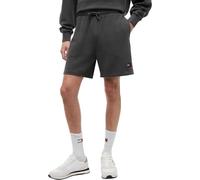 Tommy Jeans Herren Lounge Shorts Washed Waffle Beach mit Tunnelzug, Schwarz (Black), L