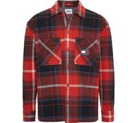 Tommy Jeans Herren Overshirt aus Bio-Baumwolle Koralle (73) L