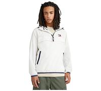 Tommy Jeans Herren Packbare Tech Chicago Popover Jacke, Weiß, S