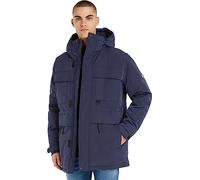 Tommy Jeans Herren Parka Tech Winter, Blau (Twilight Navy), S