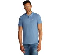 Tommy Jeans Herren Poloshirt Kurzarm Placket Slim Fit, Blau (Colorado Blue), XS